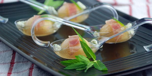Melon Soup Spheres Recipe