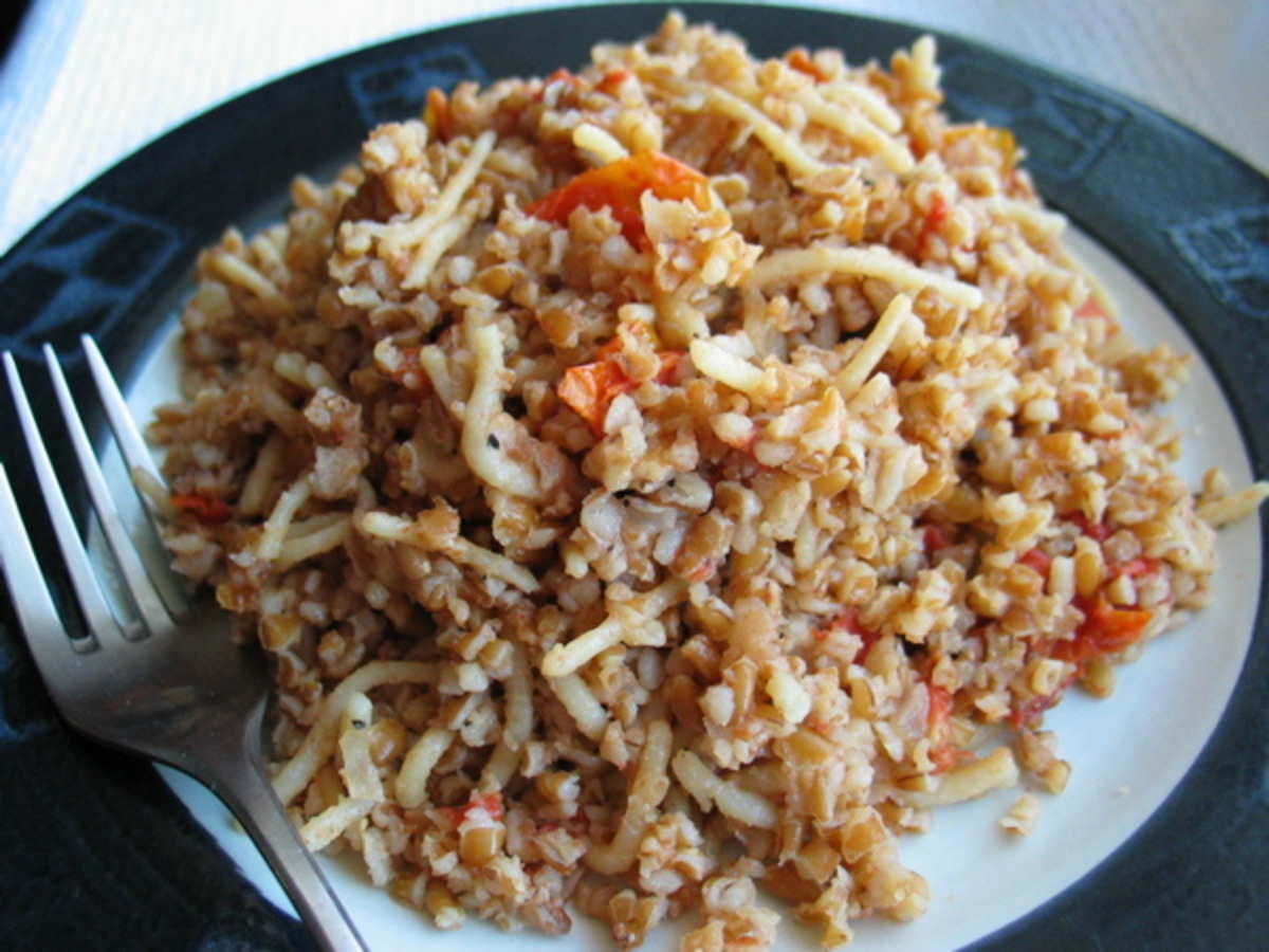 Chef Flower's Cracked Wheat Pilaf