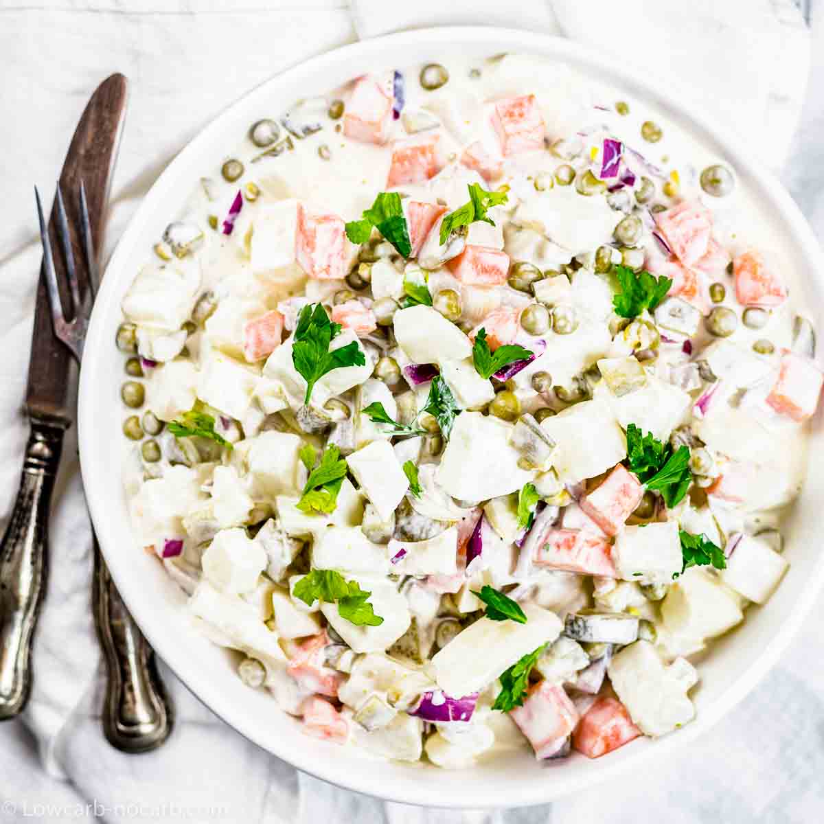 Keto Potato Salad Recipe