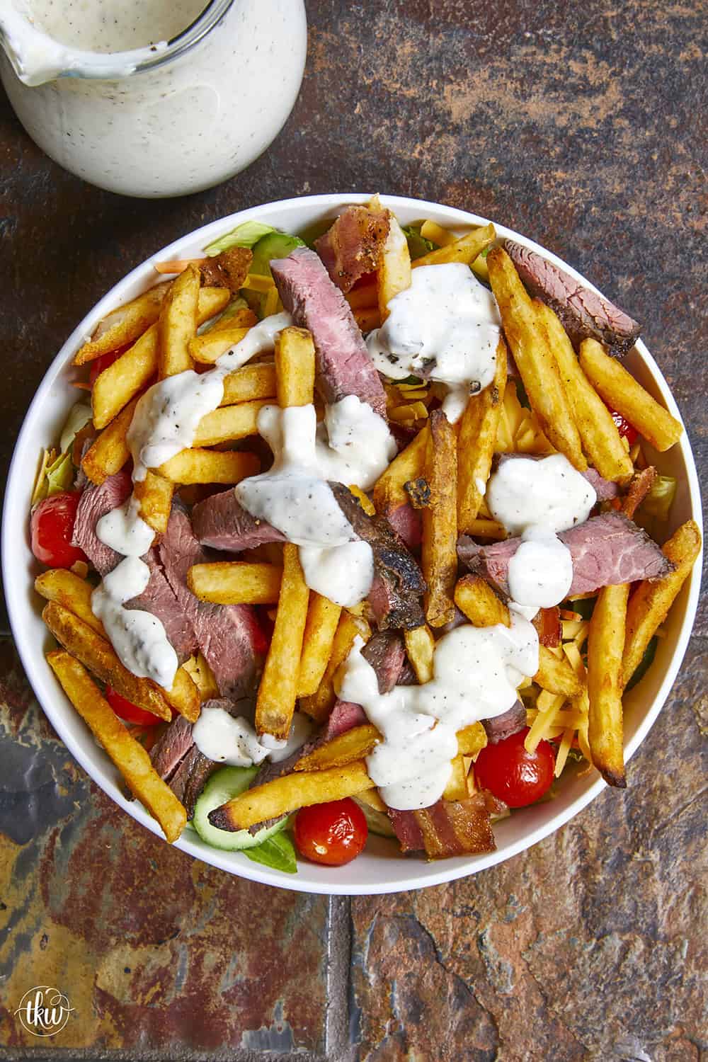 Authentic Pittsburgh Steak Salad