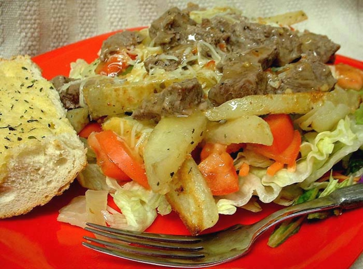 Steak 'n' Fries Salad