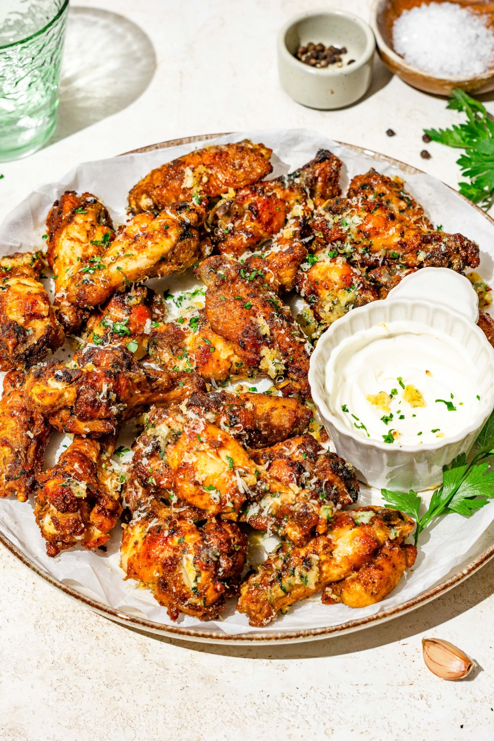 Garlic Parmesan Wings (Wingstop Copycat Recipe)