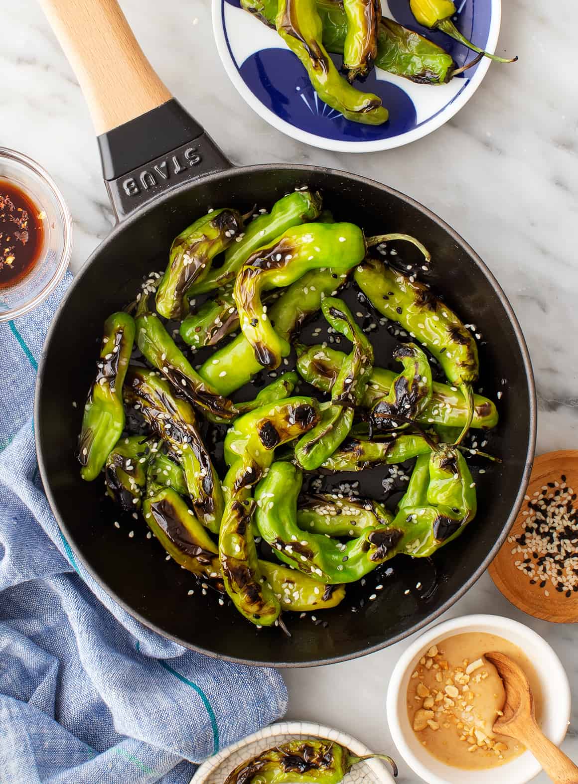 Blistered Shishito Peppers