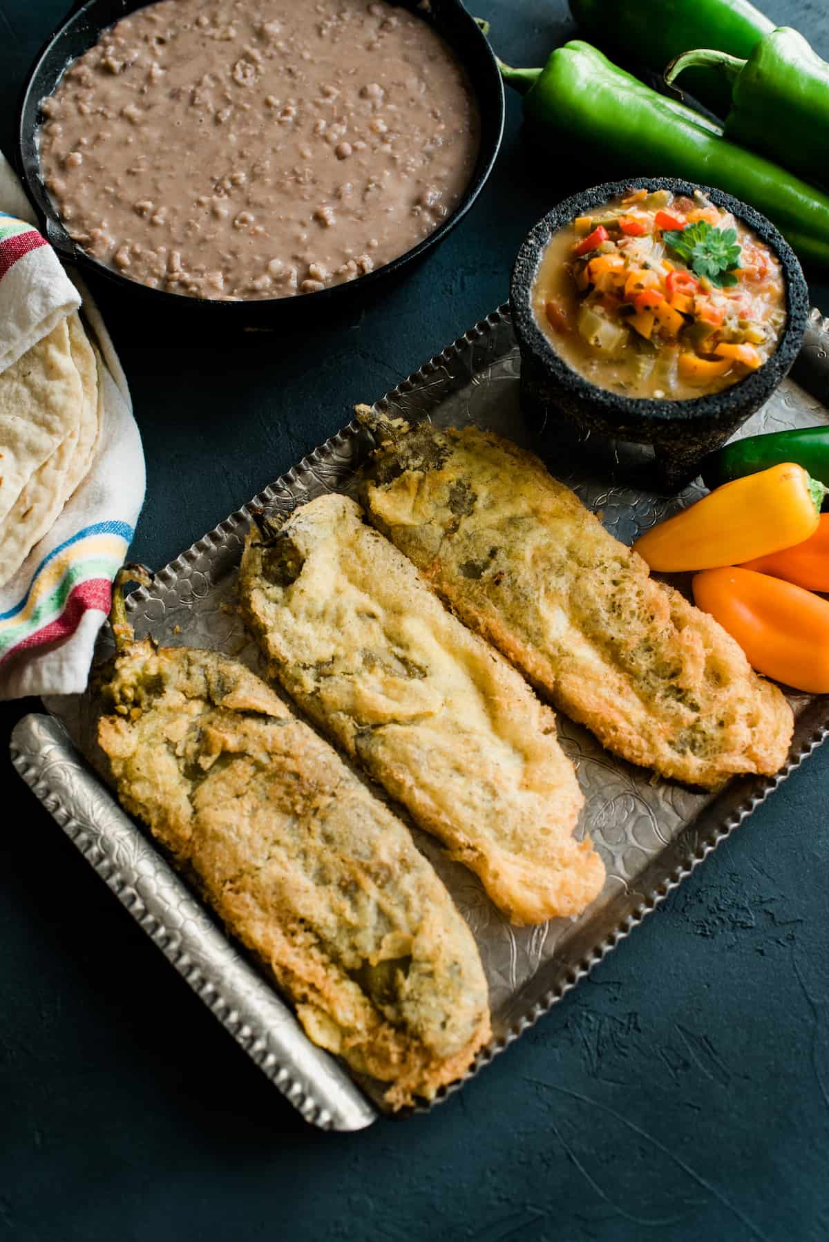 Authentic Chiles Rellenos Recipe (Chile Rellenos de Queso)