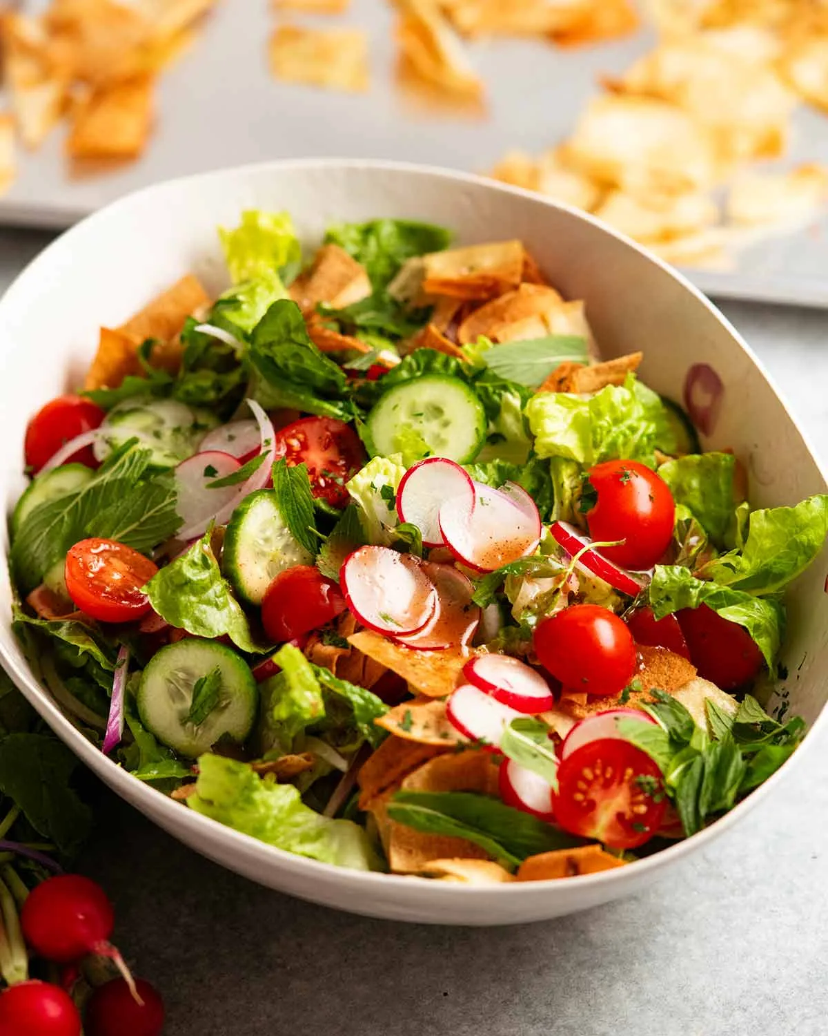 Lebanese Fattoush Salad