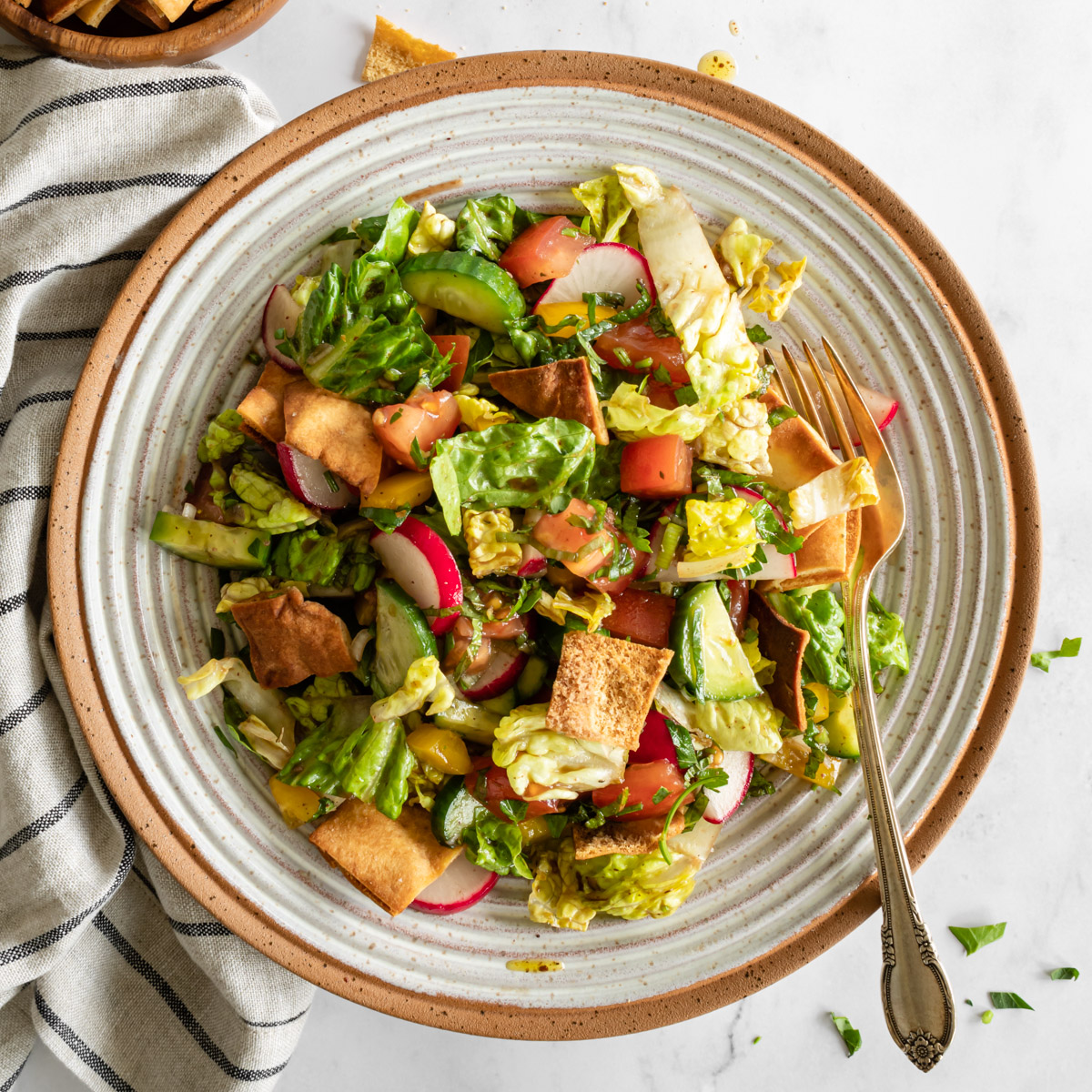 Authentic Fattoush Salad