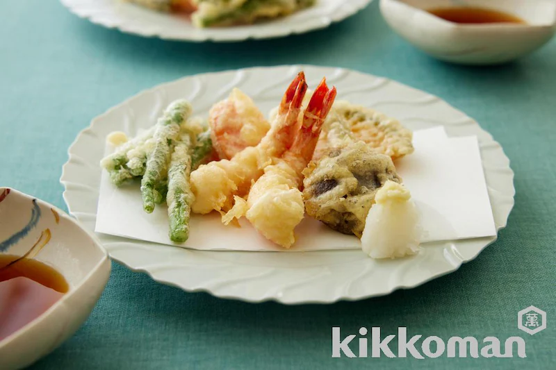 Tempura (Japanese Deep Fried Vegetables and Shrimp)
