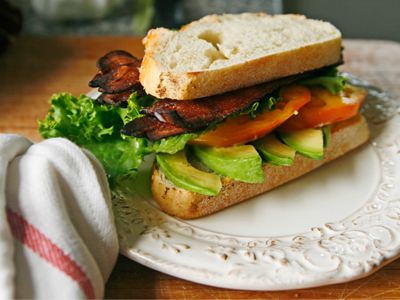 Bacon, Lettuce, Avocado and Tomato Sandwiches (AKA the BLAT)