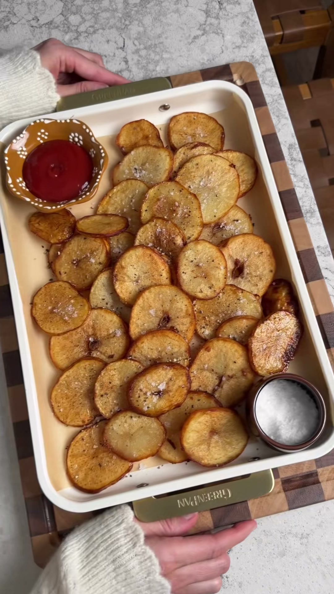 Crispy Fried Potato Slices