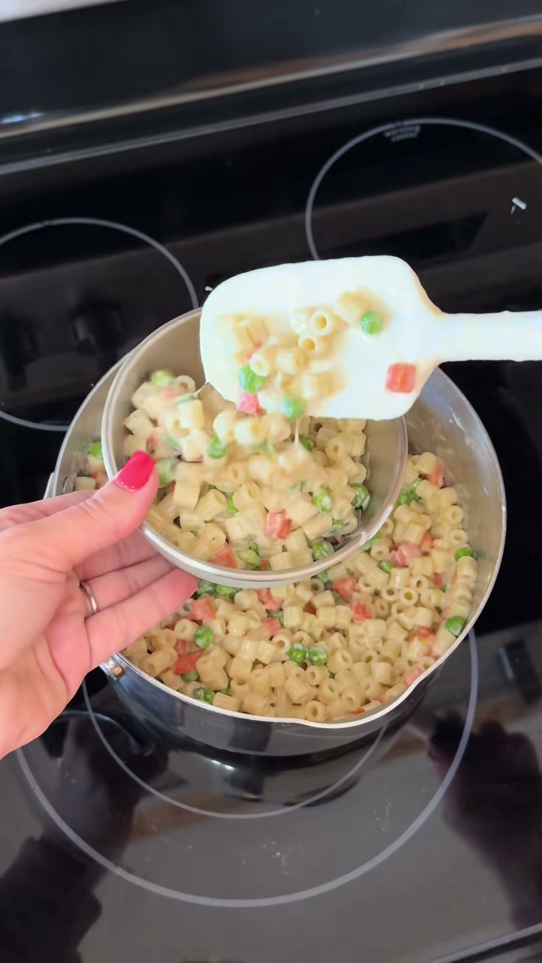 Creamy Toddler Pasta with Peas and Carrots