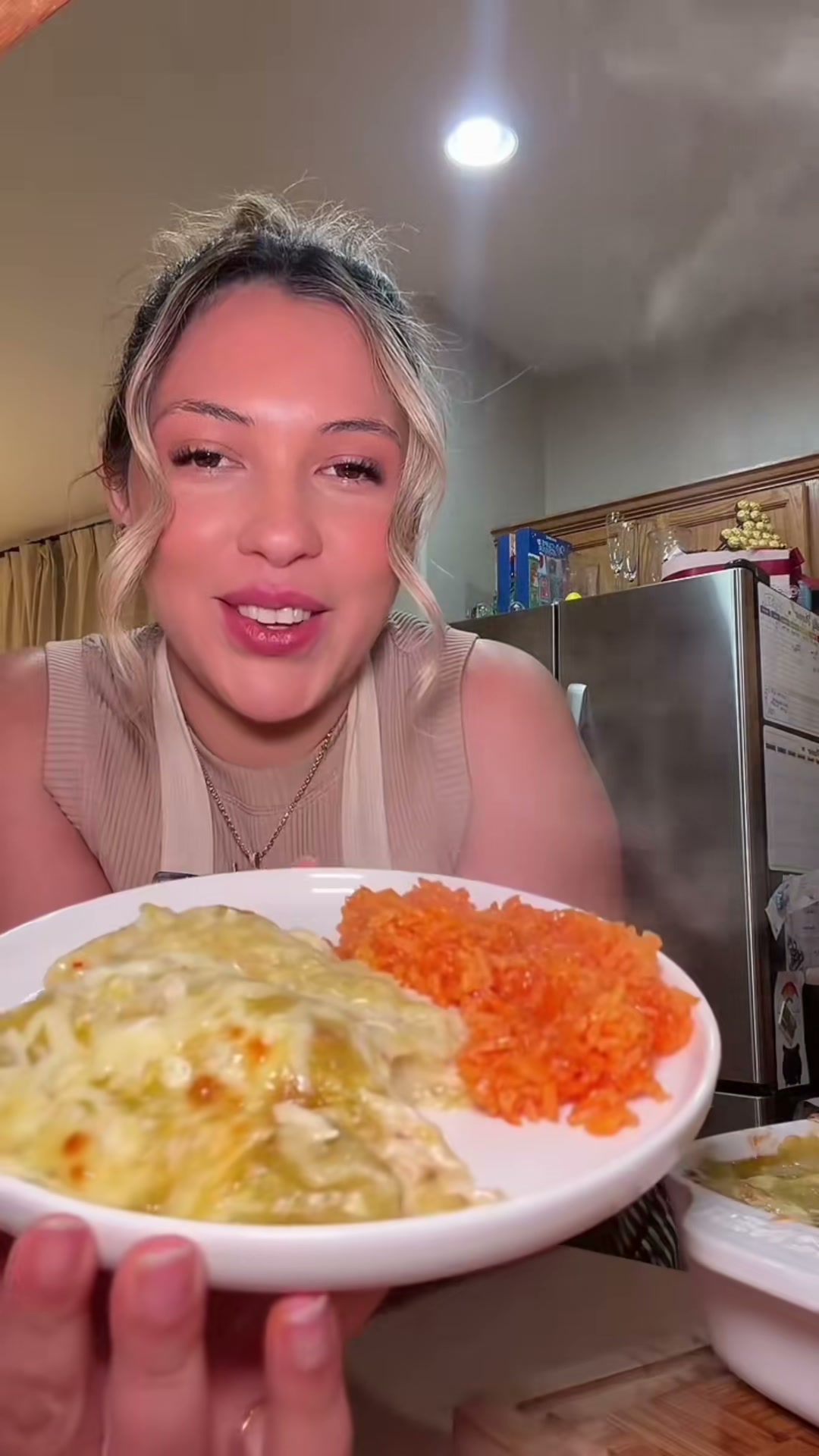Creamy Green Chicken Enchiladas