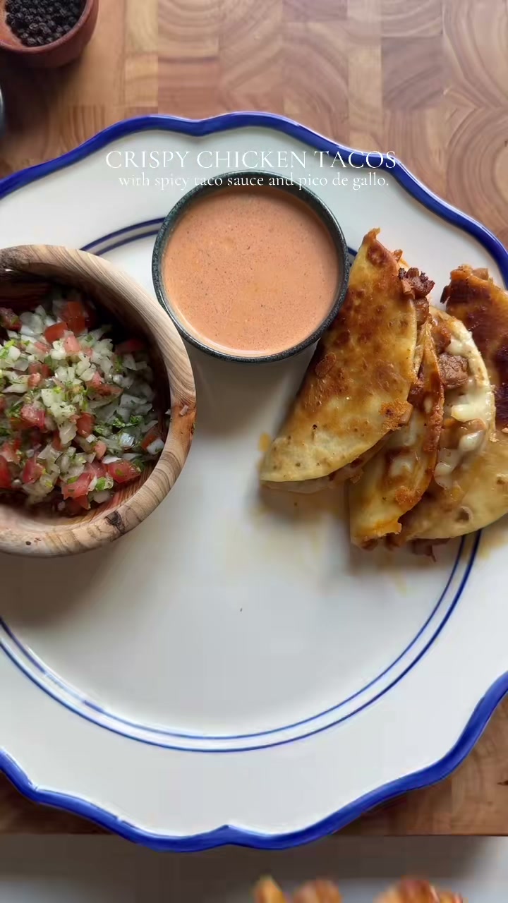 Crispy Chicken Tacos