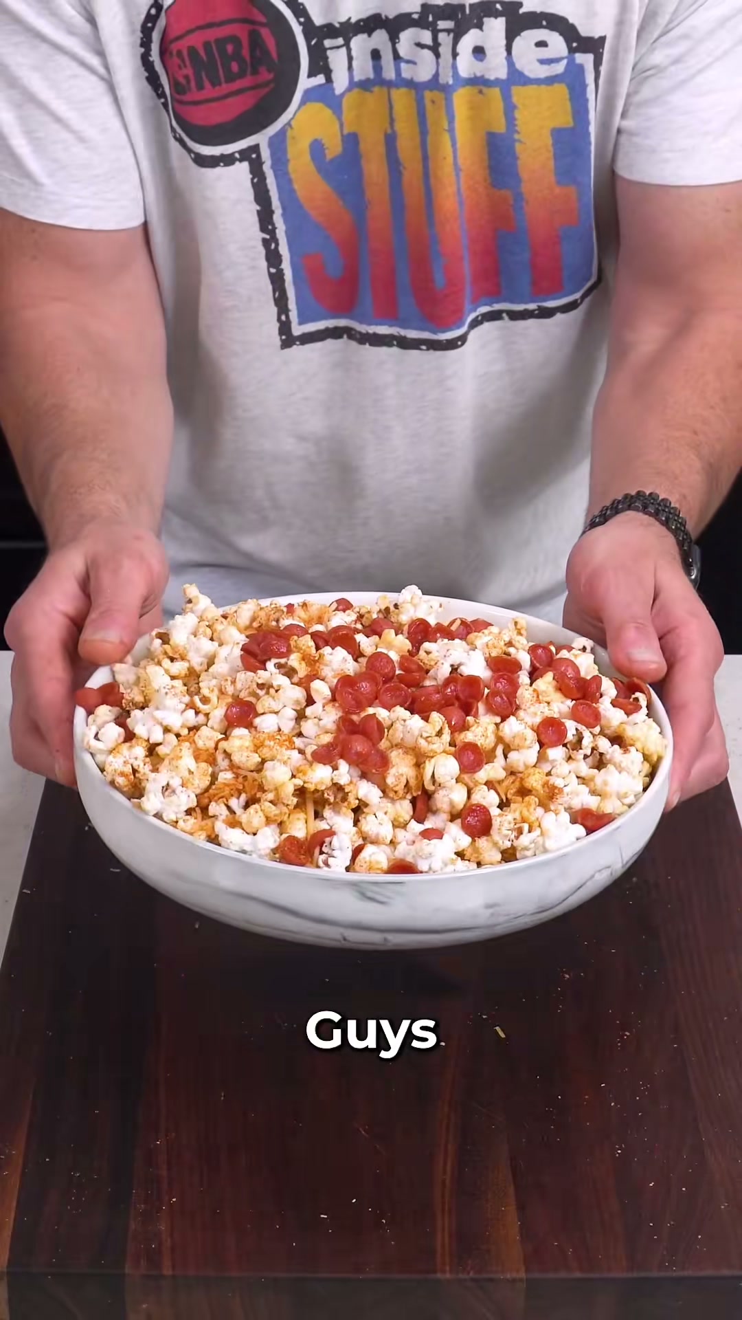 Pepperoni Pizza Popcorn