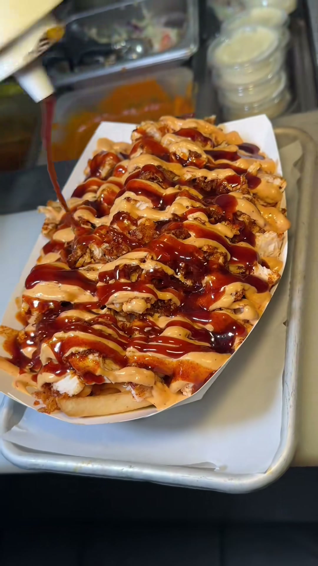 Loaded Hot Chicken Fries