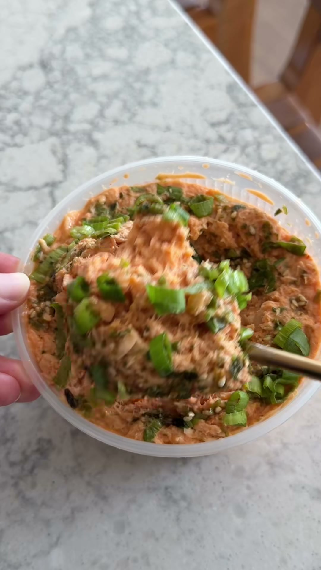 Spicy Tuna Kimchi Salad