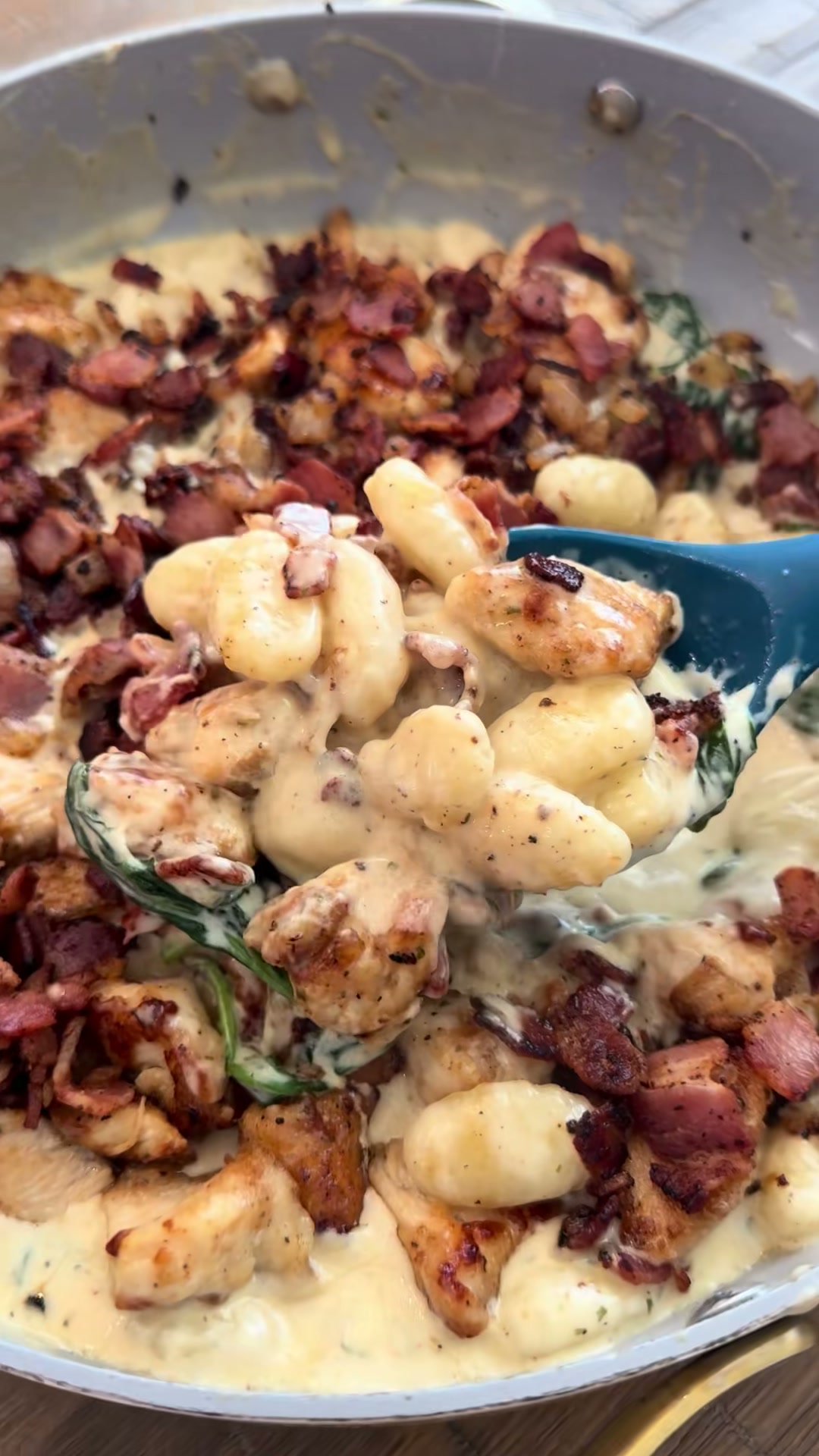 Creamy Chicken Bacon Gnocchi