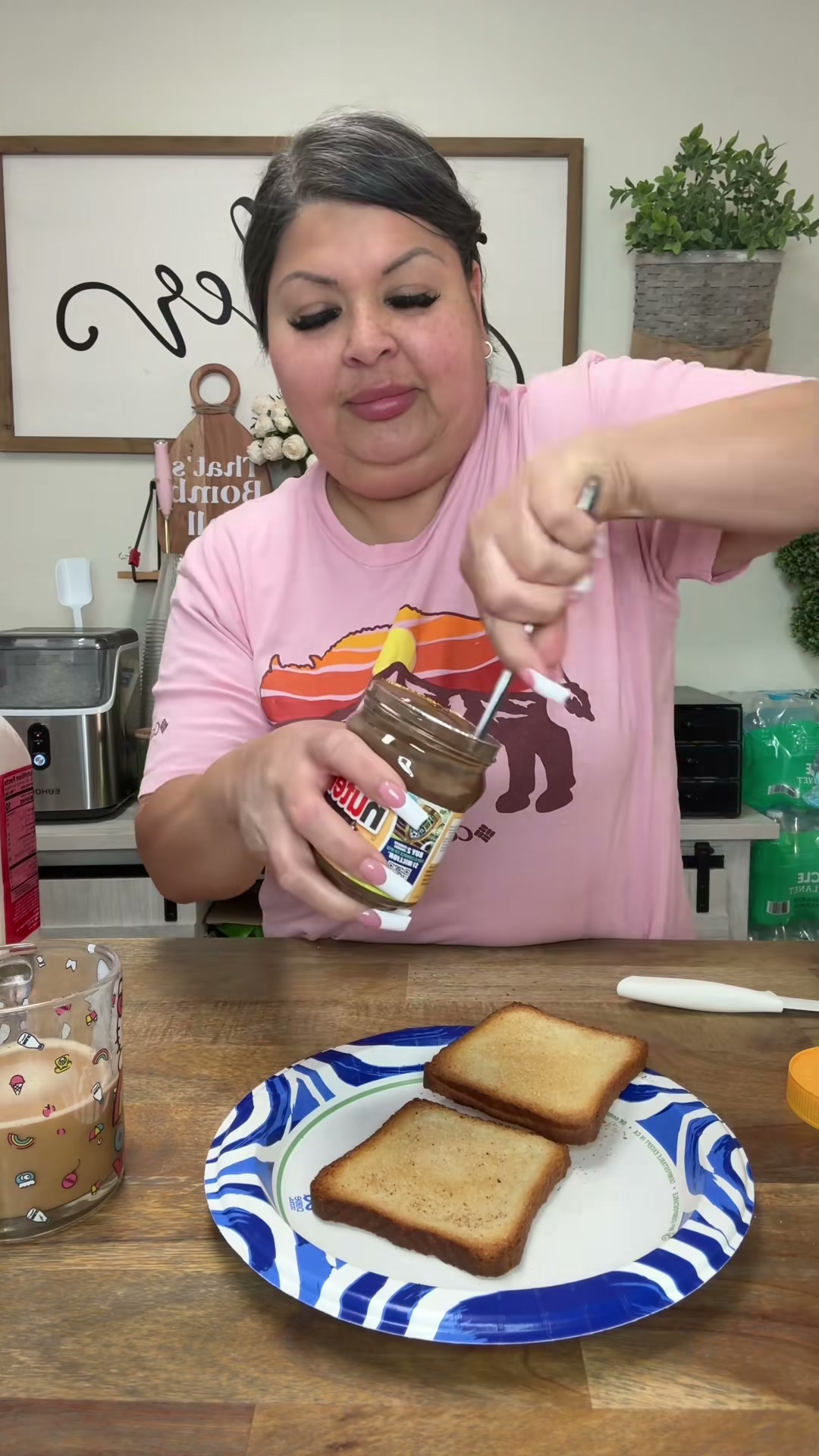 Chocolate Peanut Butter Banana Toast