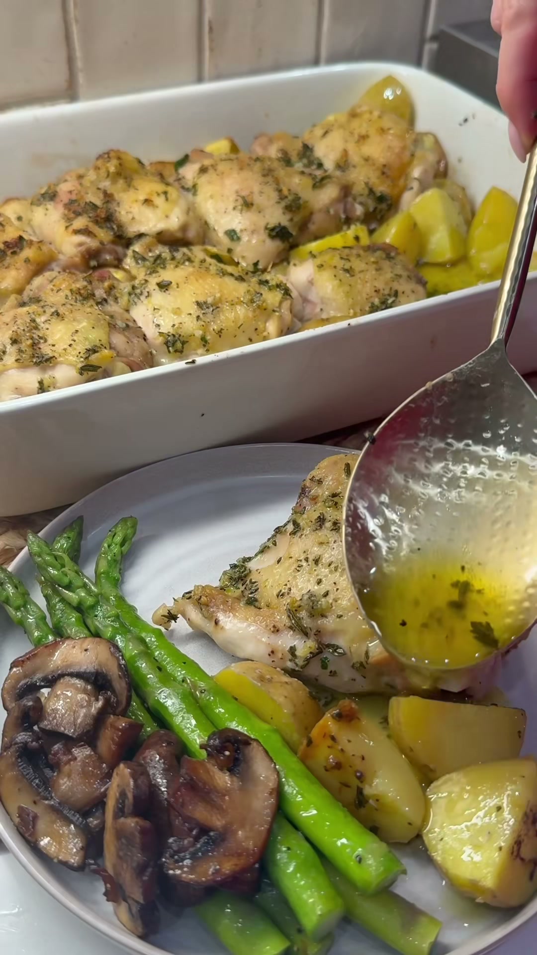 Roasted Lemon Herb Chicken and Potatoes