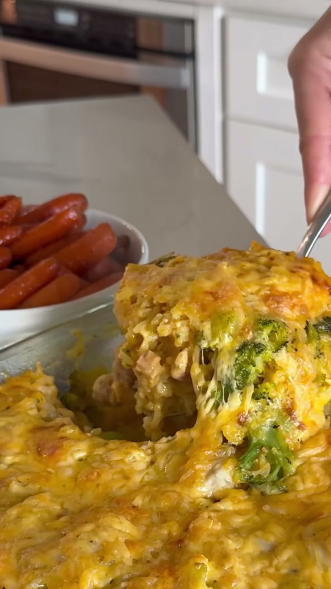 Cheesy Chicken, Broccoli, and Rice Casserole