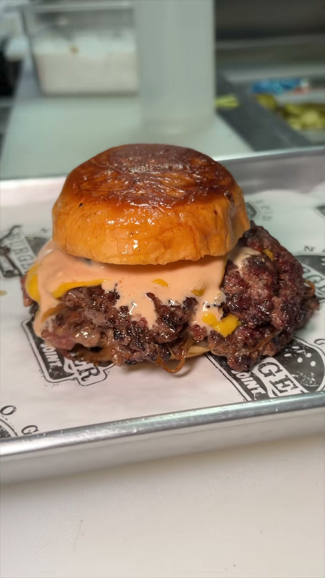 Oklahoma Onion Smash Burger