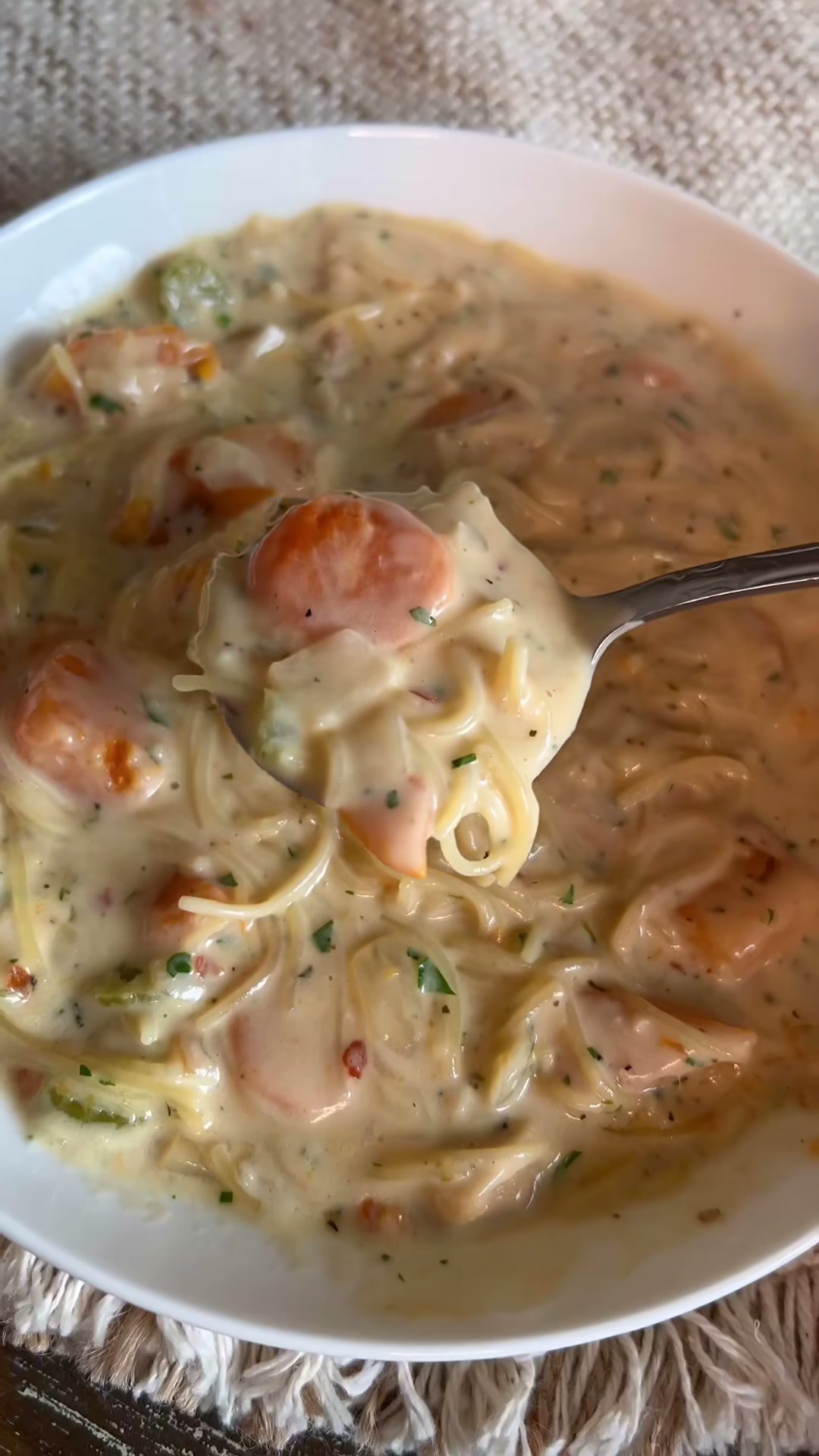 Creamy Chicken Noodle Soup