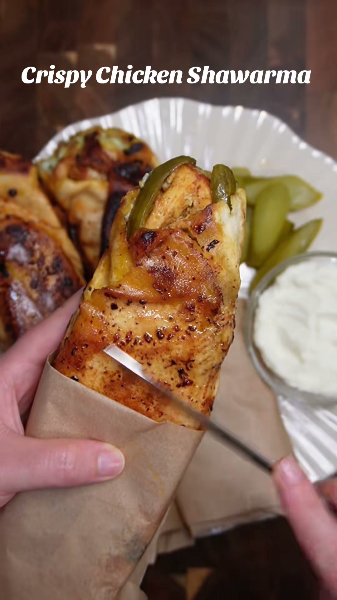 Crispy Chicken Shawarma