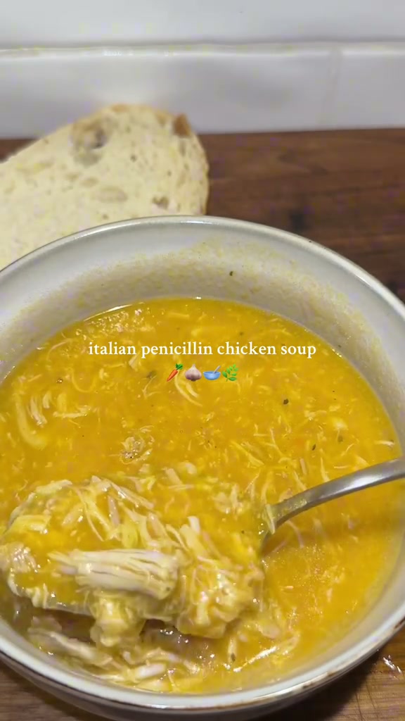 Italian Penicillin Chicken Soup