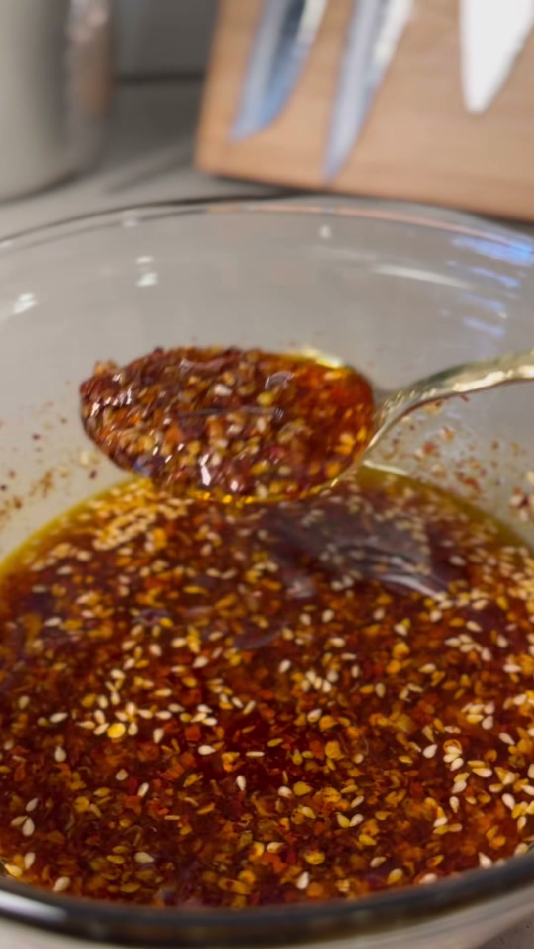 Homemade Garlic Chili Oil