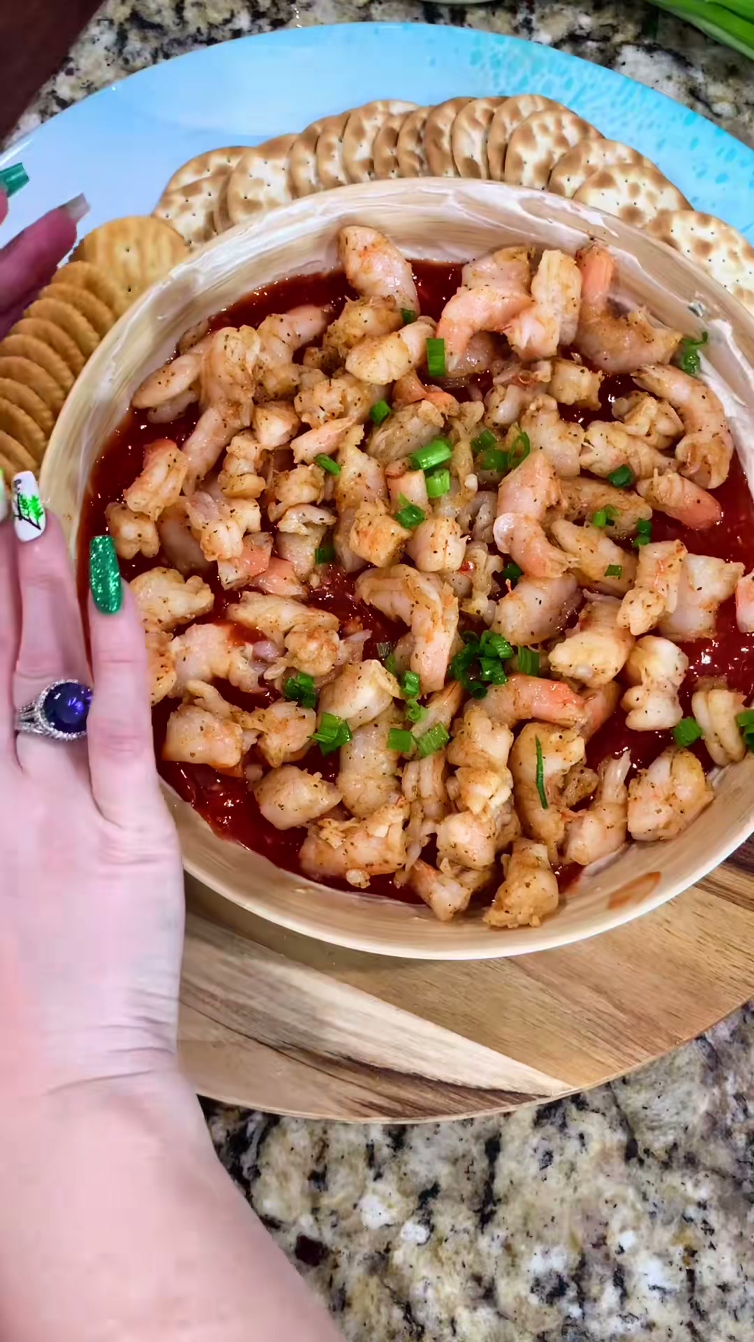 Layered Shrimp Cocktail Dip