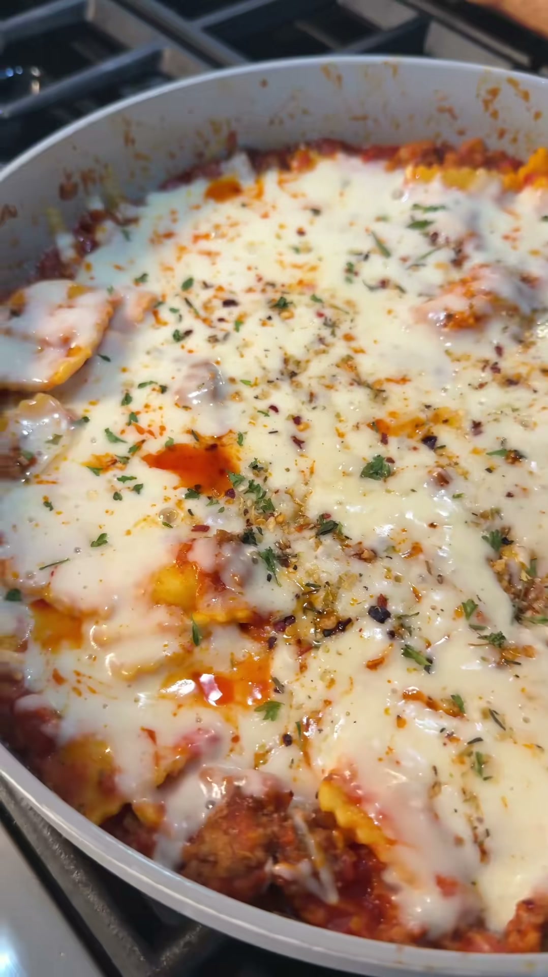 Lasagna Ravioli Skillet