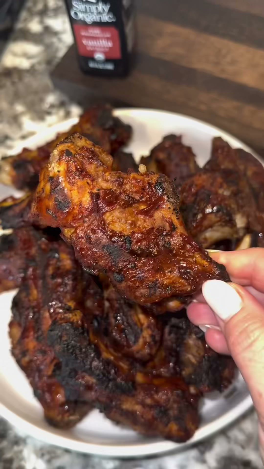 Vanilla Bourbon Barbecue Ribs