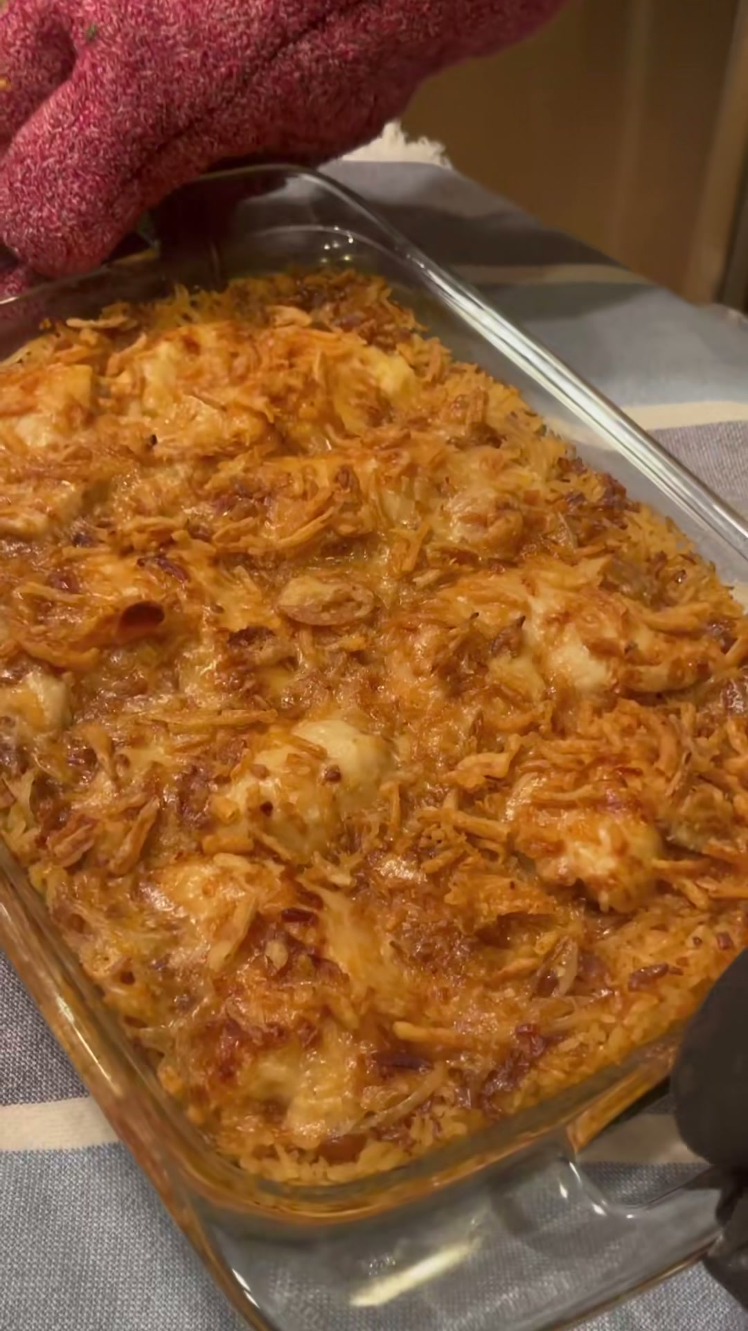 French Onion Chicken and Rice Casserole