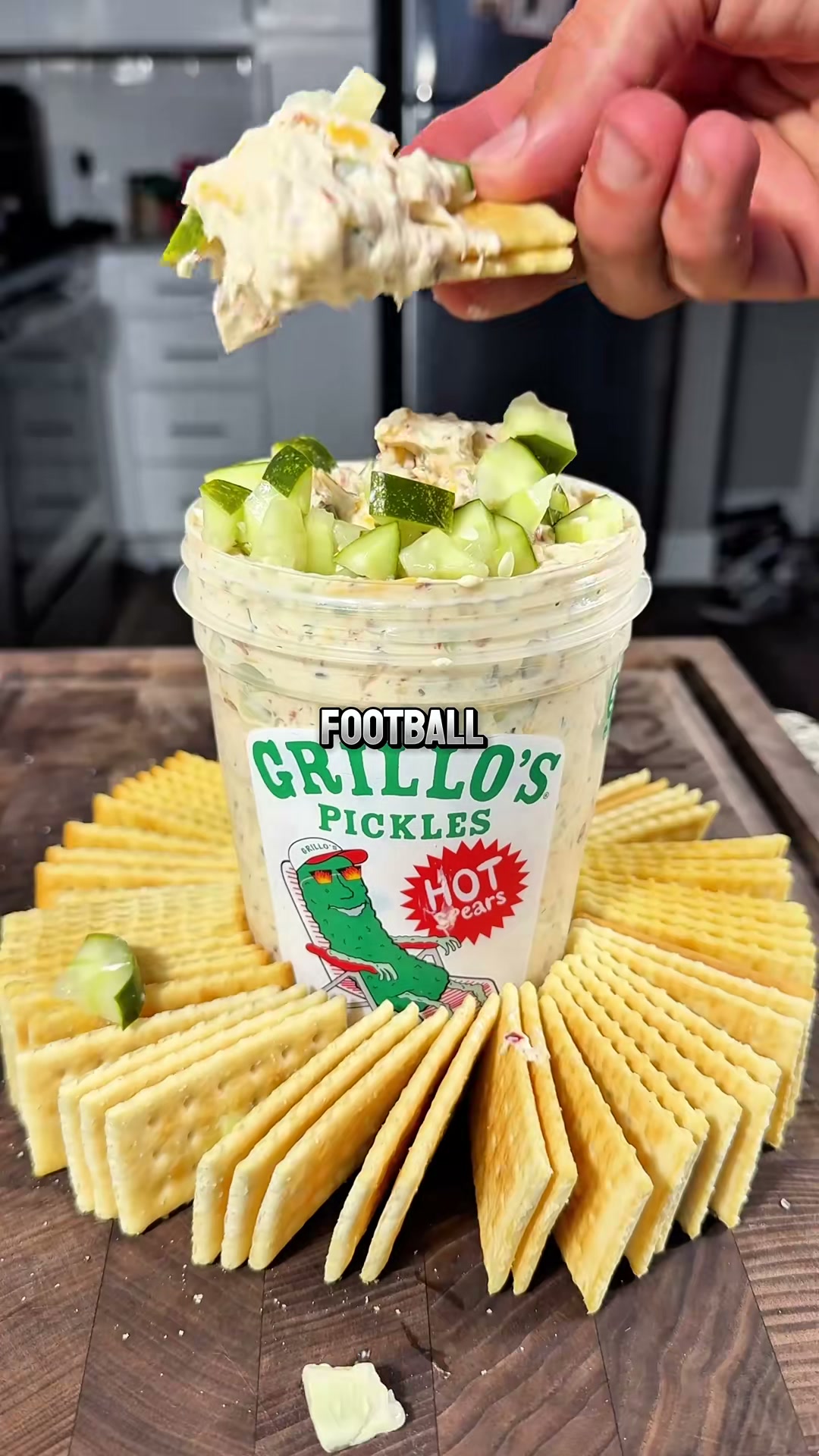 Loaded Dill Pickle Dip