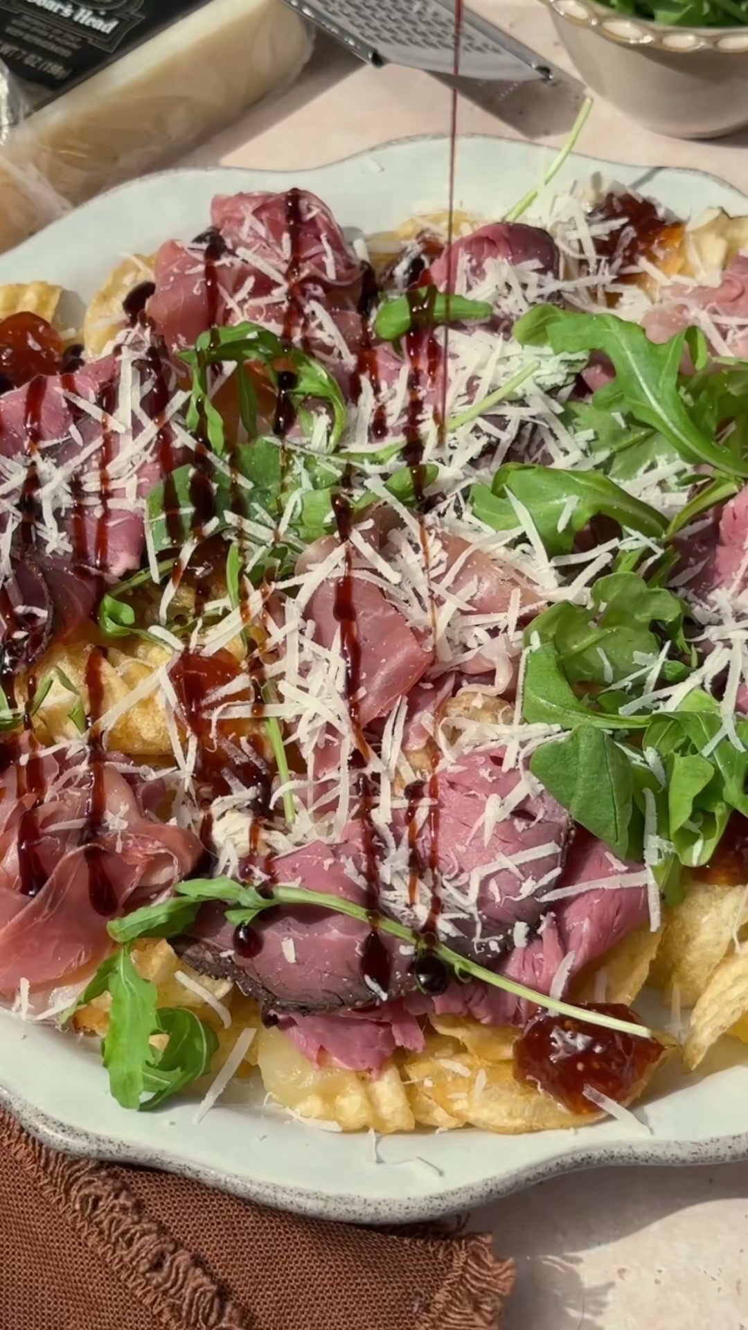Gourmet Potato Chip Nachos