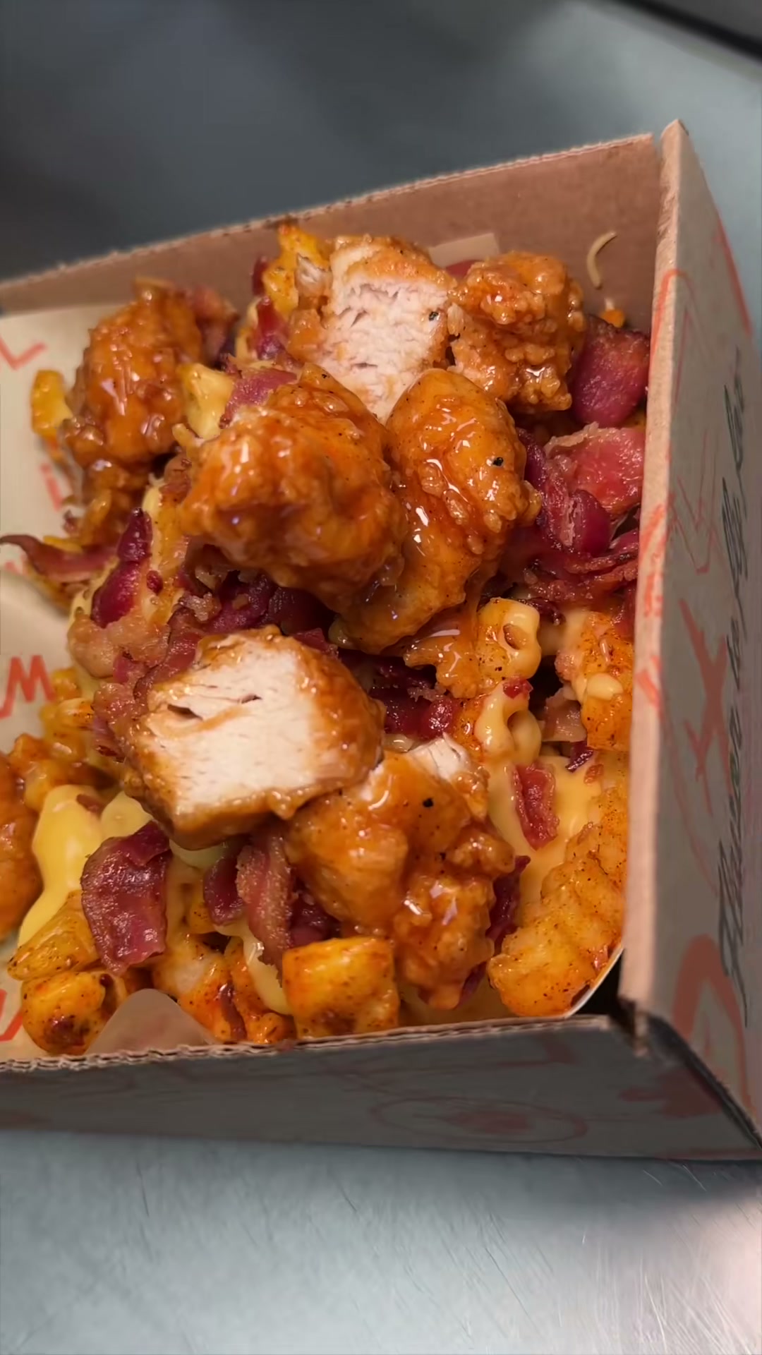 Hot Honey Chicken Loaded Fries