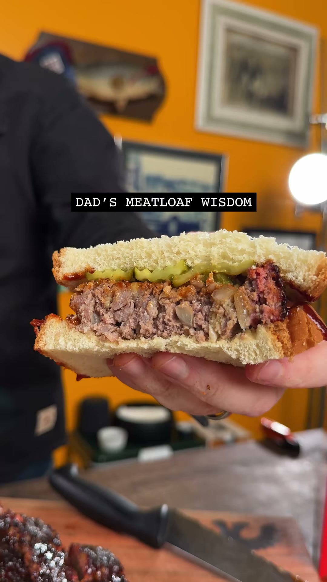Smoked Meatloaf Sandwich