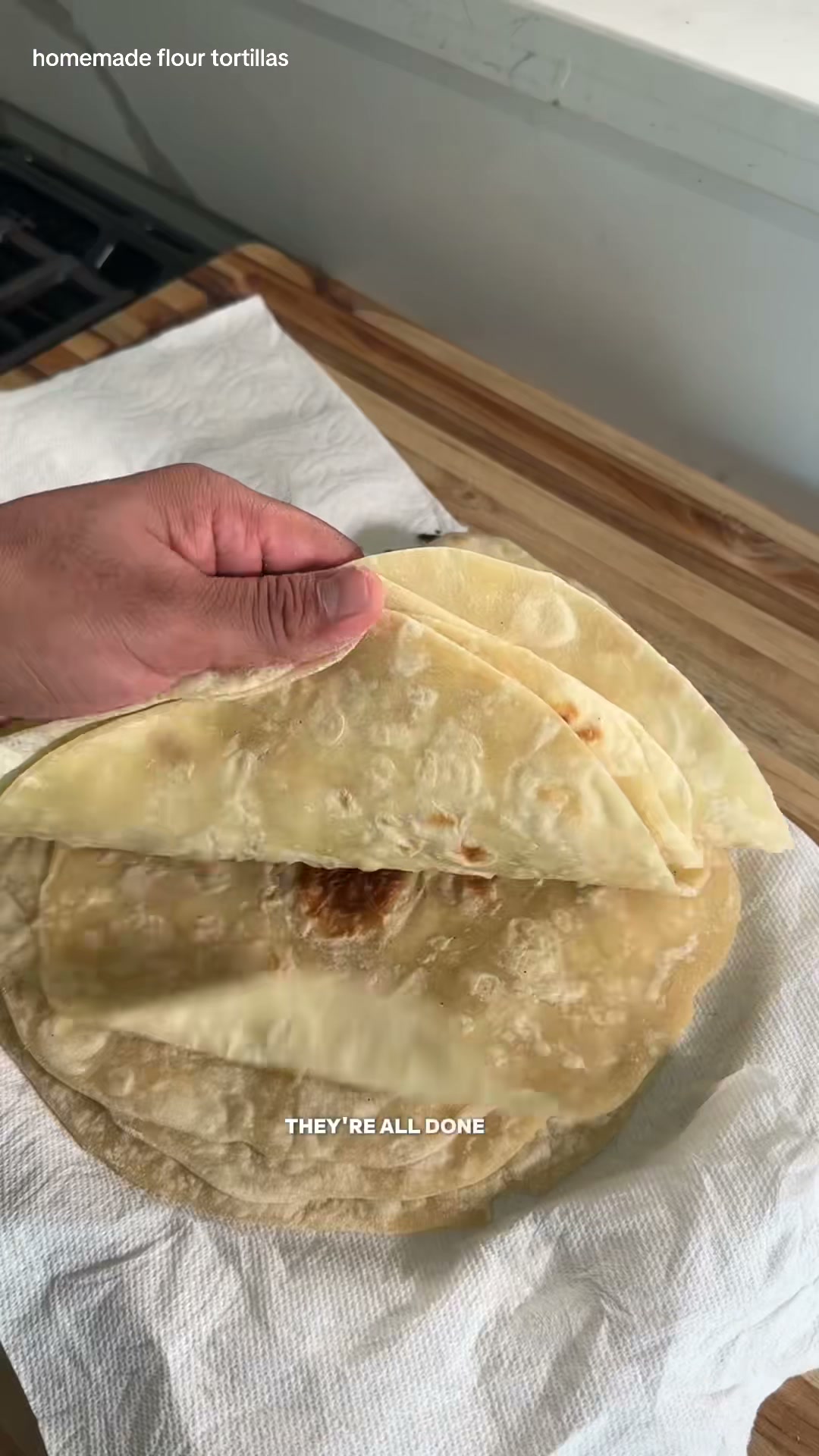 Homemade Flour Tortillas