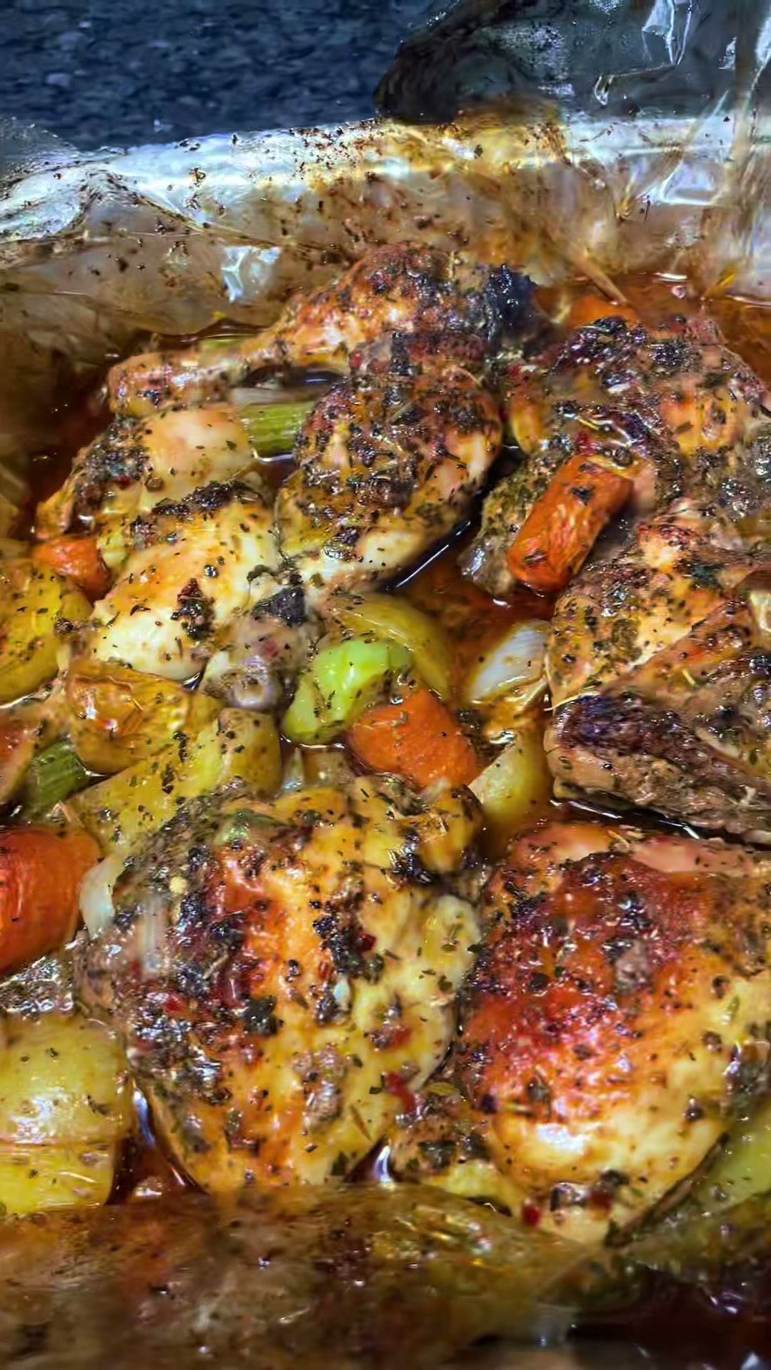 Oven Bag Chicken and Vegetables