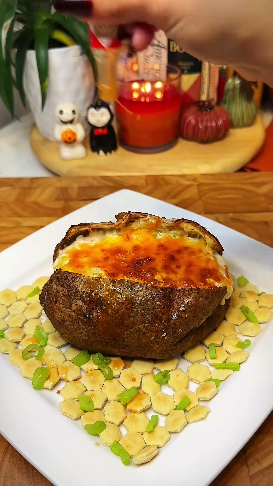 Clam Chowder Stuffed Baked Potatoes