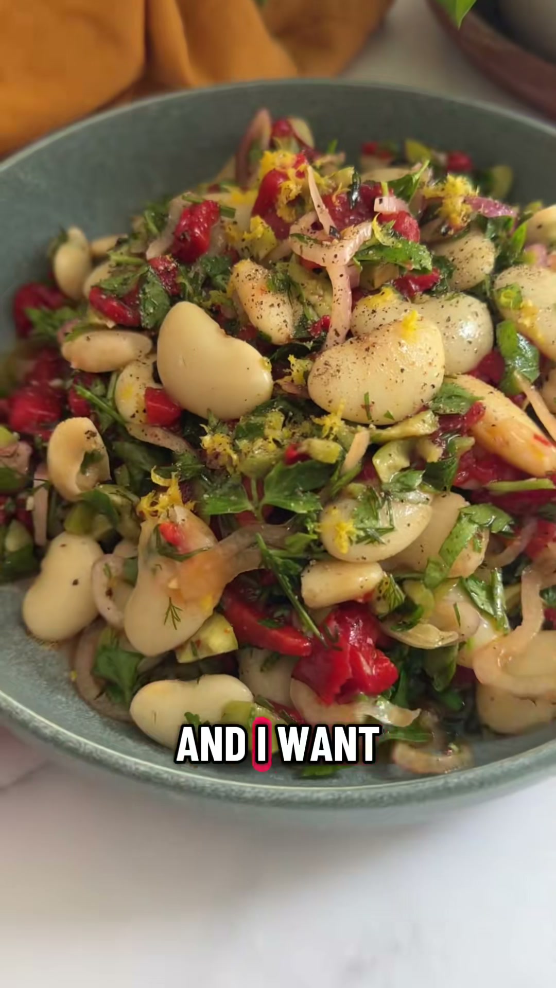 Marinated Butter Bean Salad