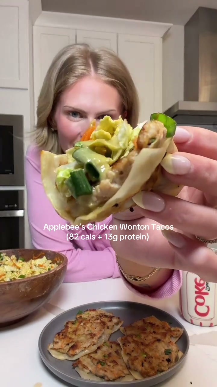 Chicken Wonton Tacos