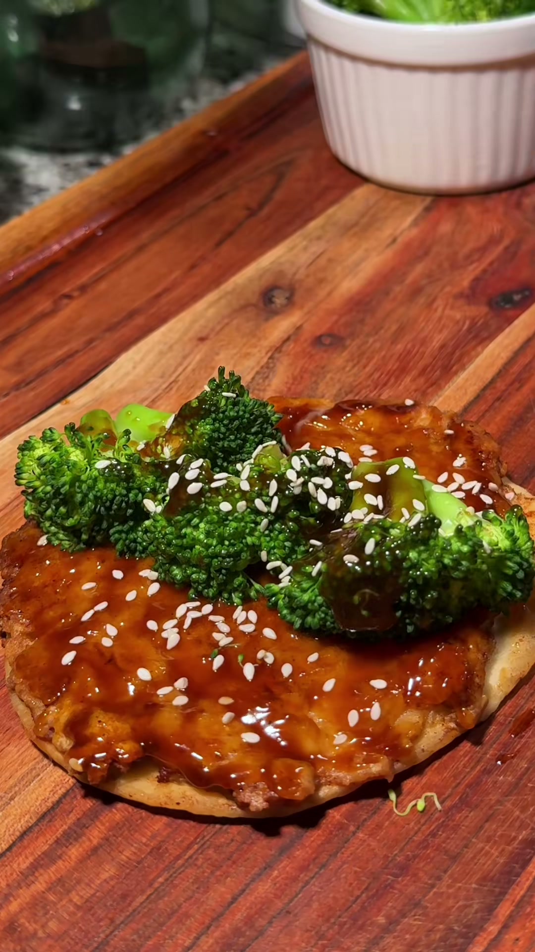 General Tso's Smashed Tacos