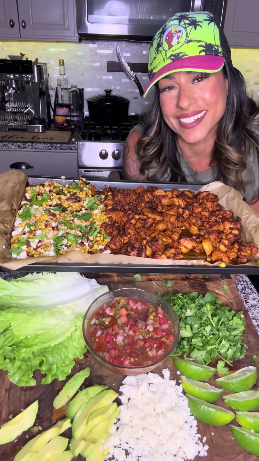 Sheet Pan Taco Chicken and Corn