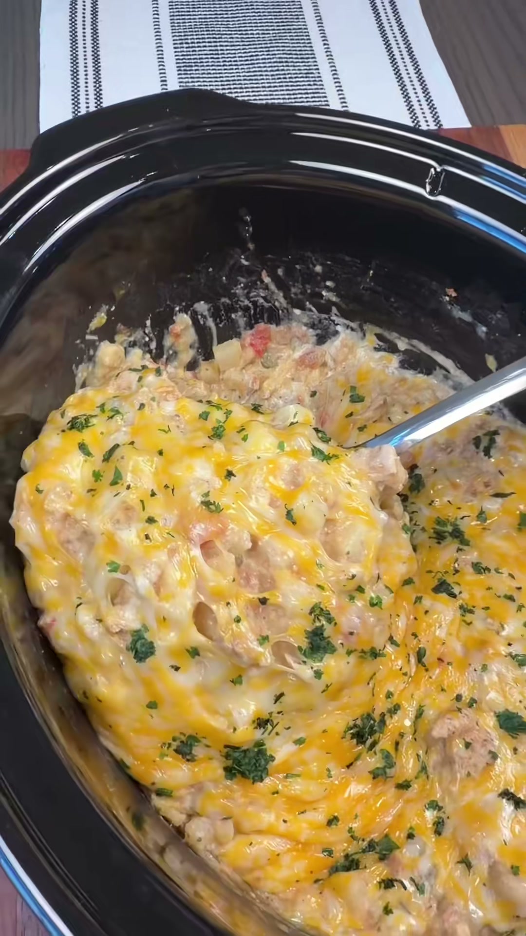 Cheesy Taco Chicken and Potato Casserole