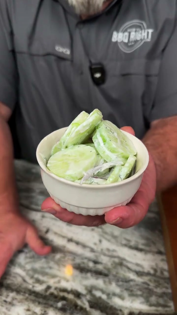 Creamy Dill Cucumber Salad