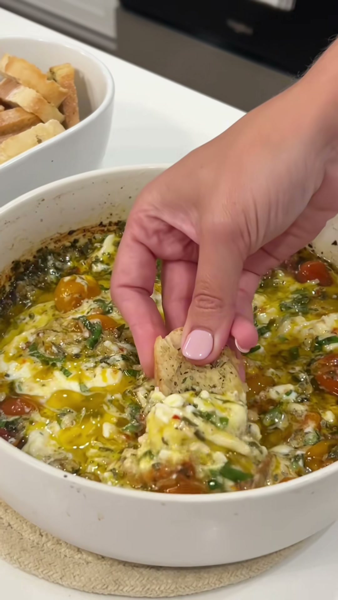 Roasted Tomato and Burrata Dip
