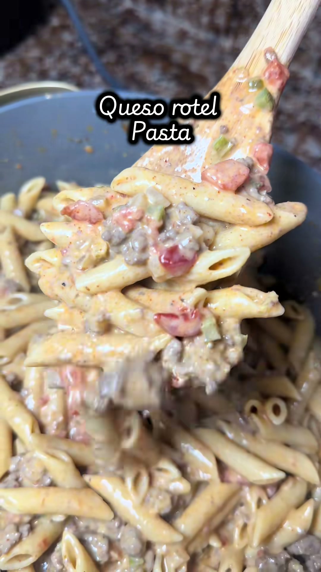 Queso Rotel Pasta