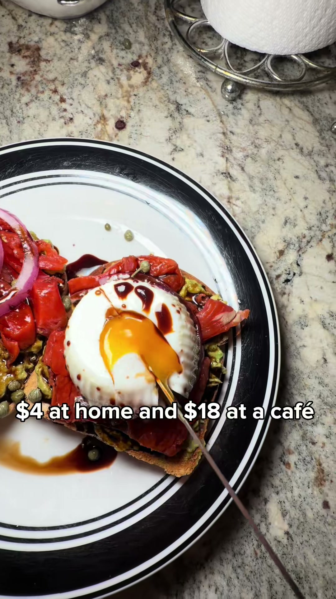 Cured Salmon Avocado Toast with Poached Egg
