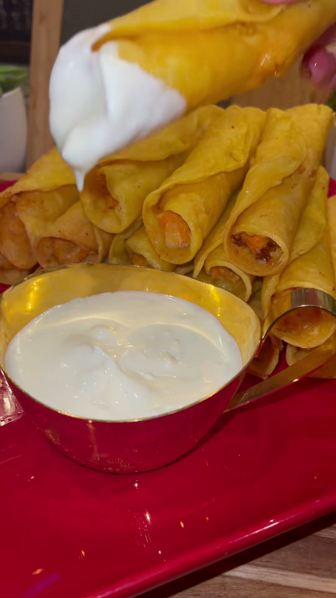 Buffalo Chicken Taquitos