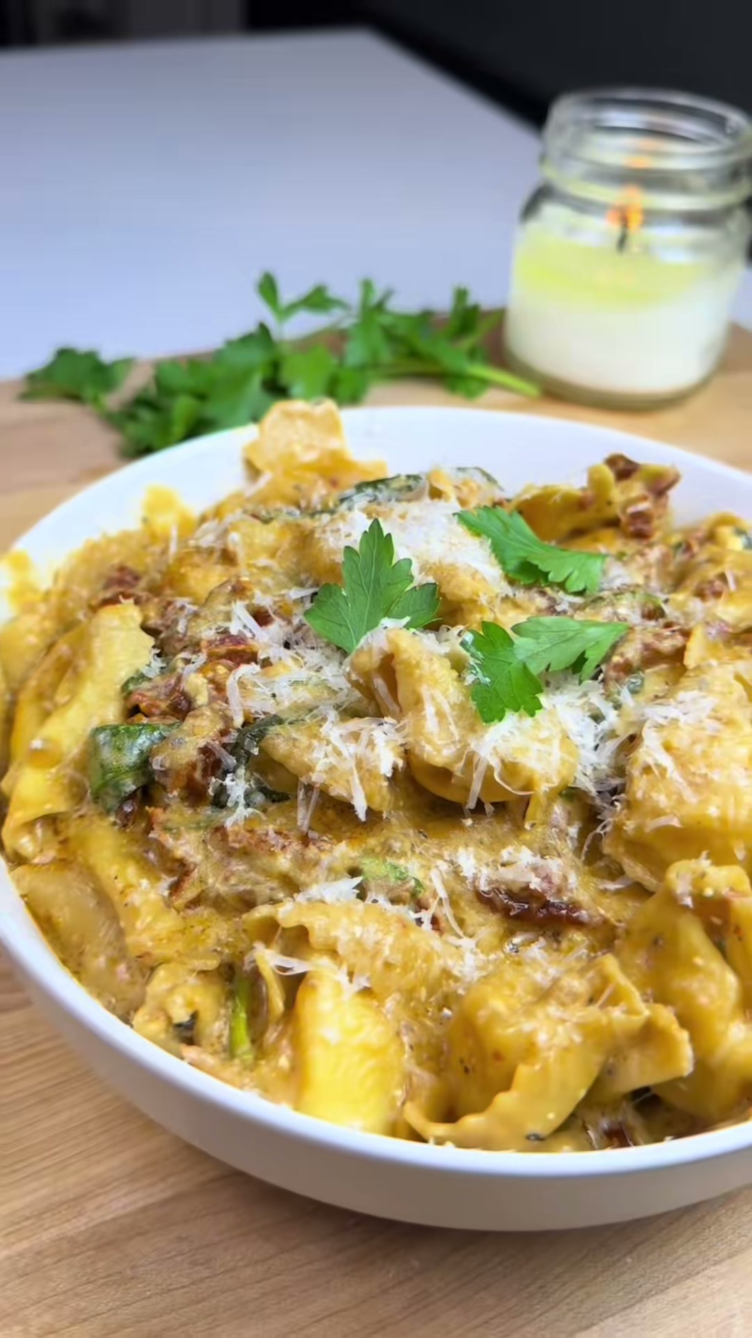 Marry Me Tortellini With Sun-Dried Tomato Sauce